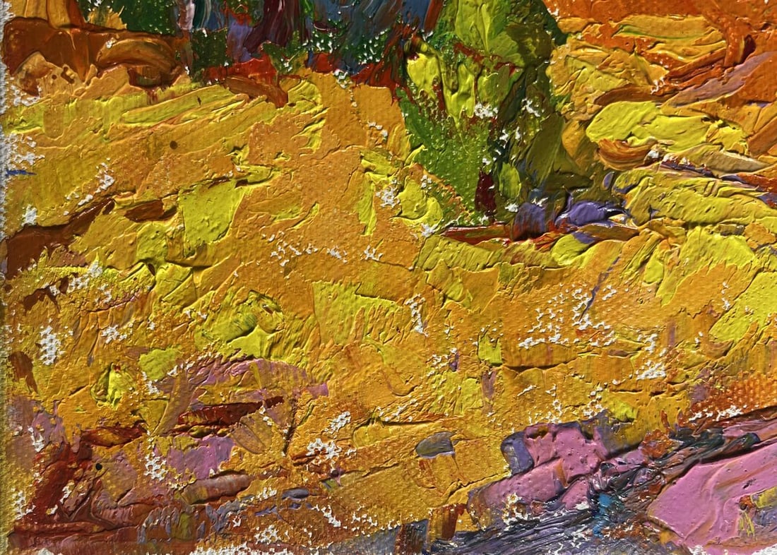 Oil painting A light breeze in the field Alex Kalenyuk - 6