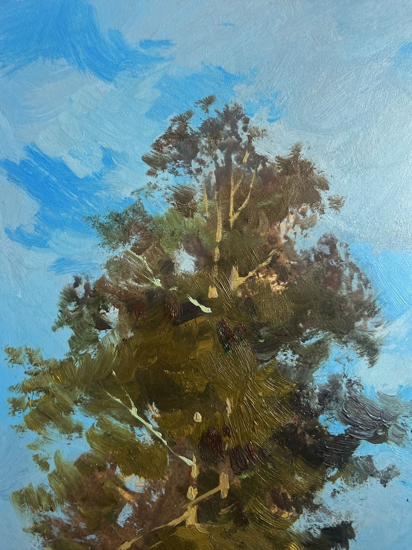 Oil painting Admire the summer forest Yuriy Suprunchuk - 5