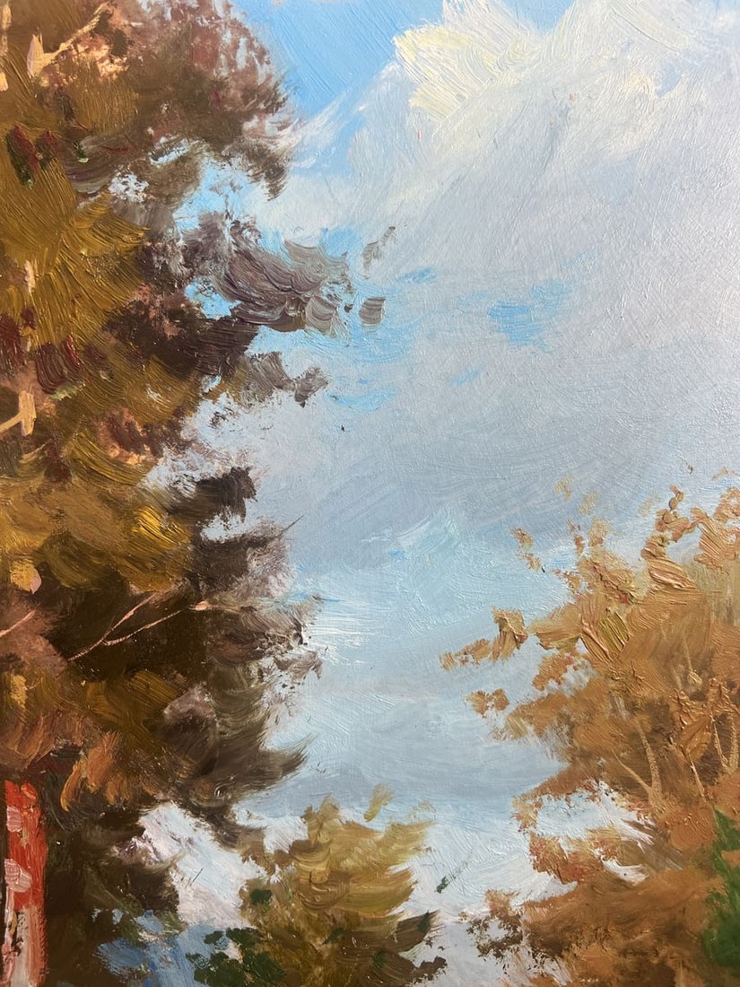 Oil painting Admire the summer forest Yuriy Suprunchuk - 6