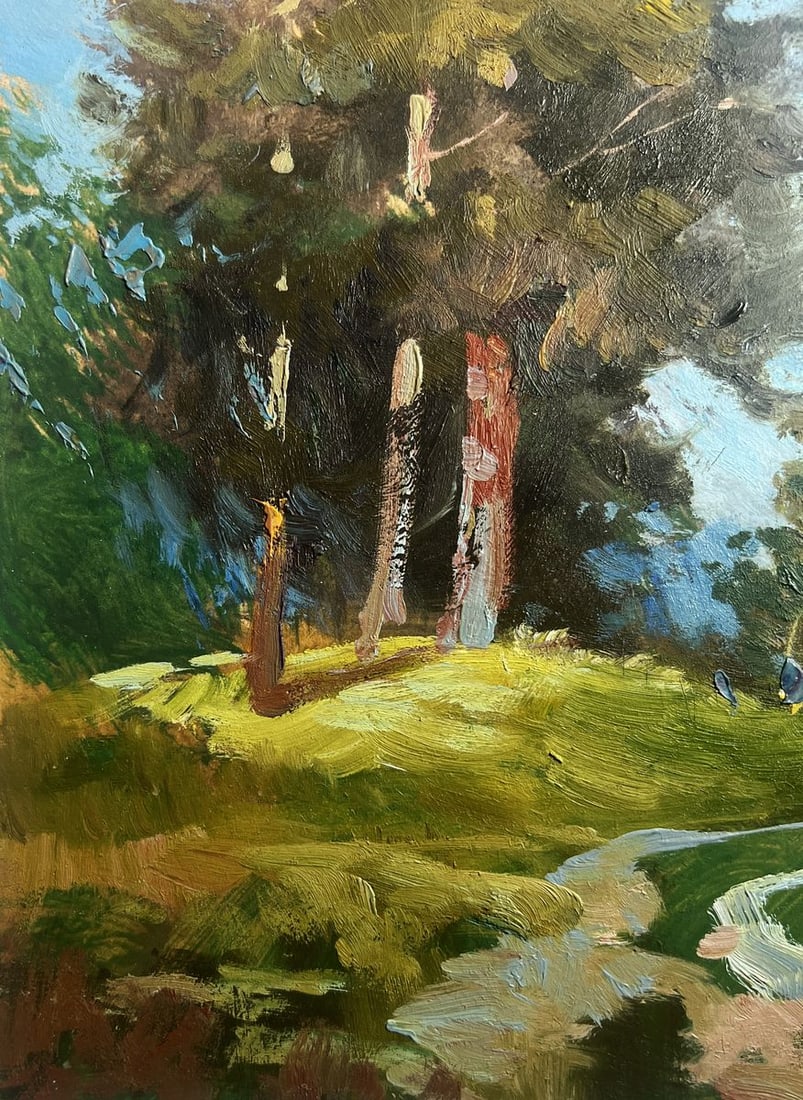 Oil painting Admire the summer forest Yuriy Suprunchuk - 7