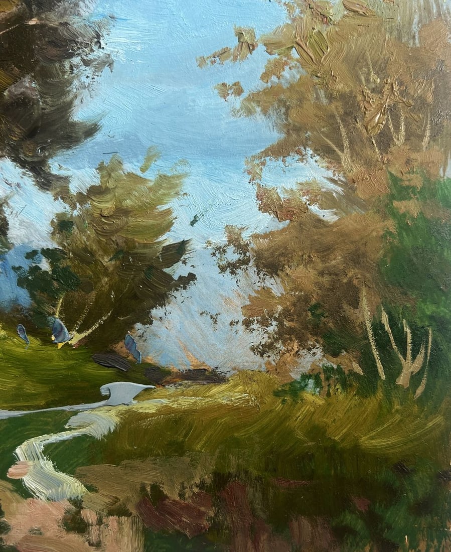 Oil painting Admire the summer forest Yuriy Suprunchuk - 8