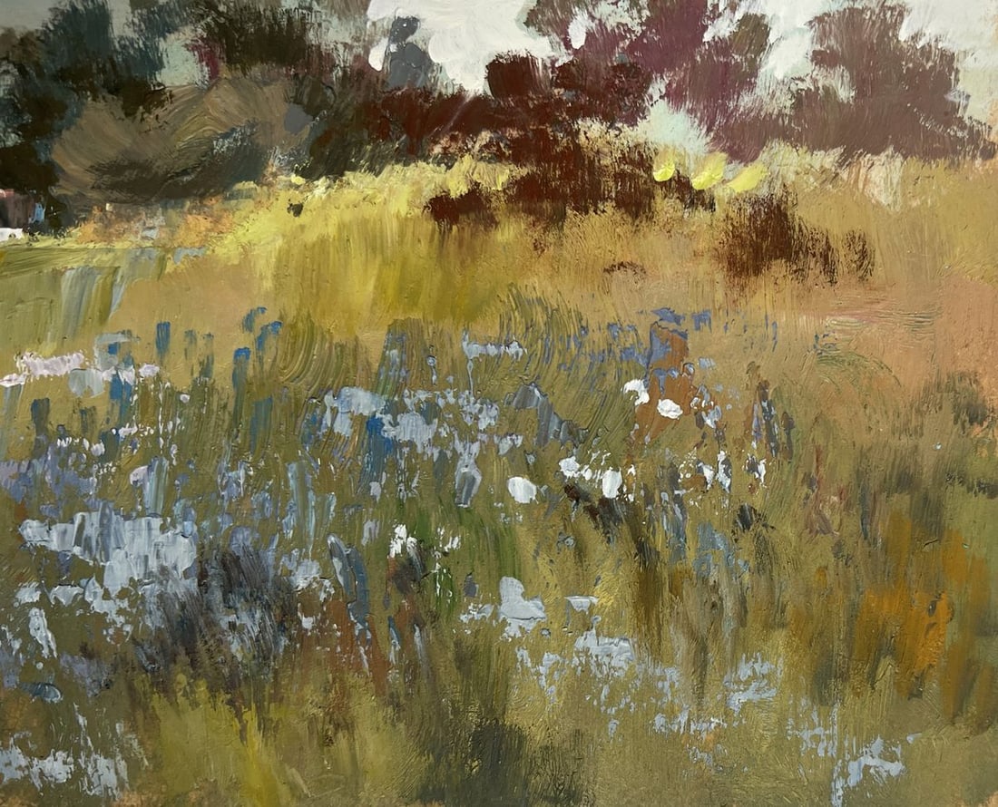 Oil painting Summer flower meadows Yuriy Suprunchuk - 4