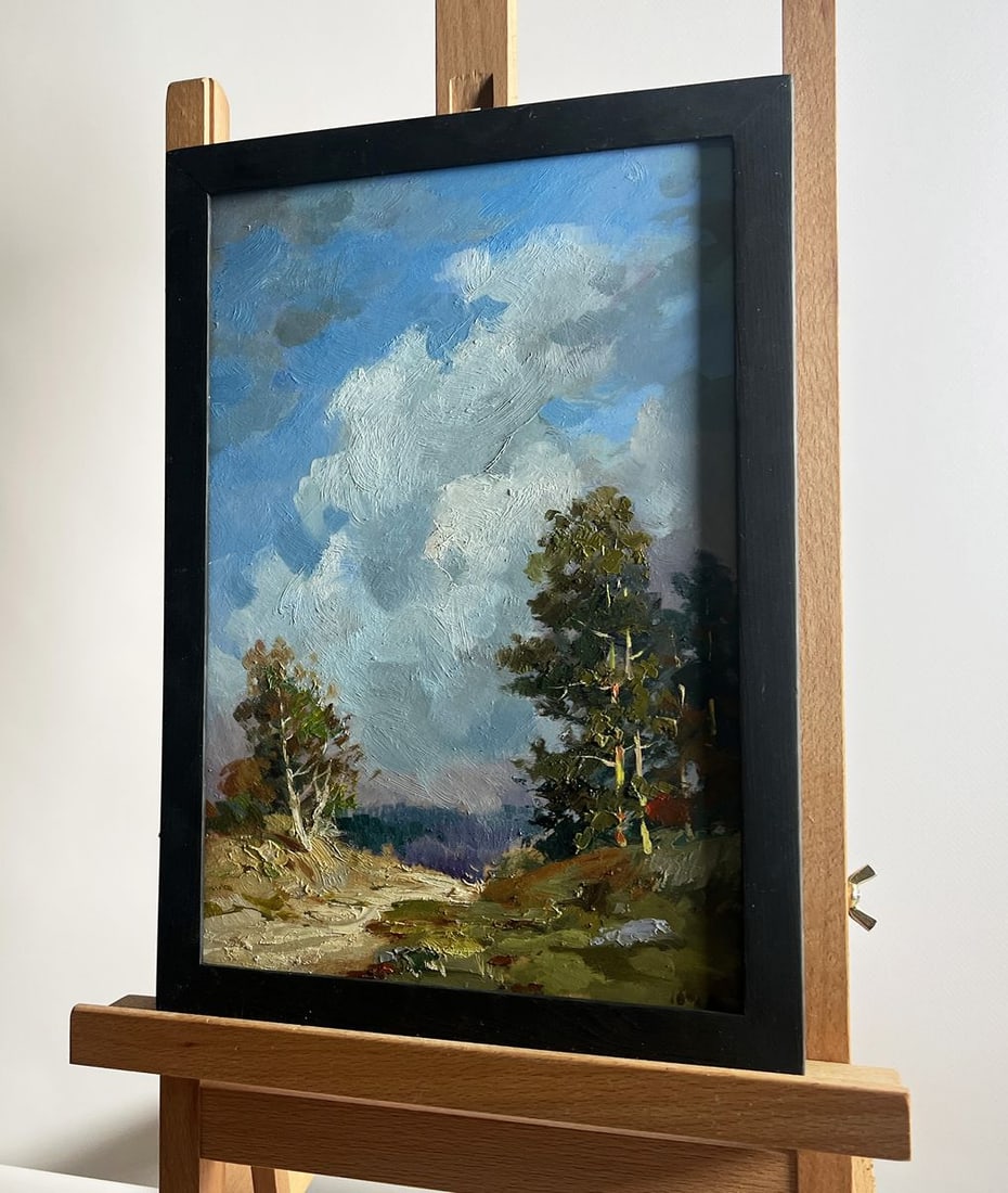 Oil painting Into the depths of the forest Yuriy Suprunchuk - 2