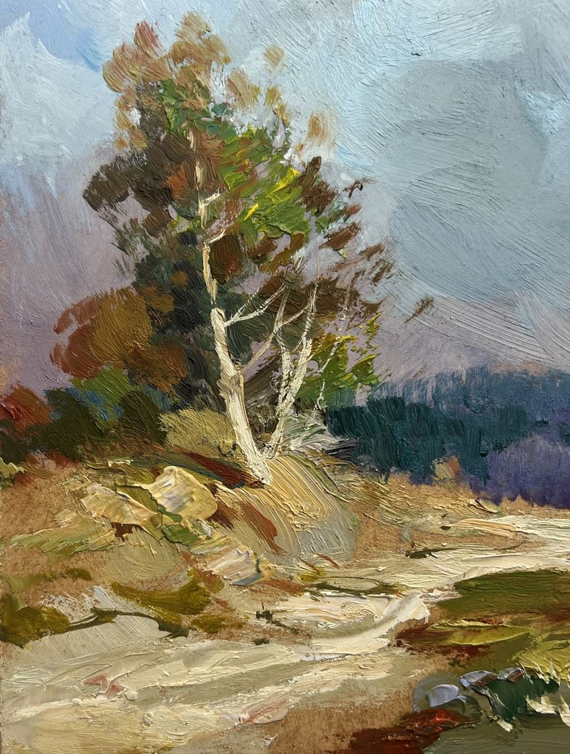 Oil painting Into the depths of the forest Yuriy Suprunchuk - 7