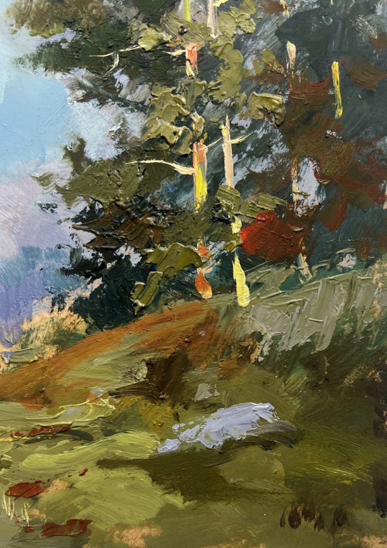 Oil painting Into the depths of the forest Yuriy Suprunchuk - 8