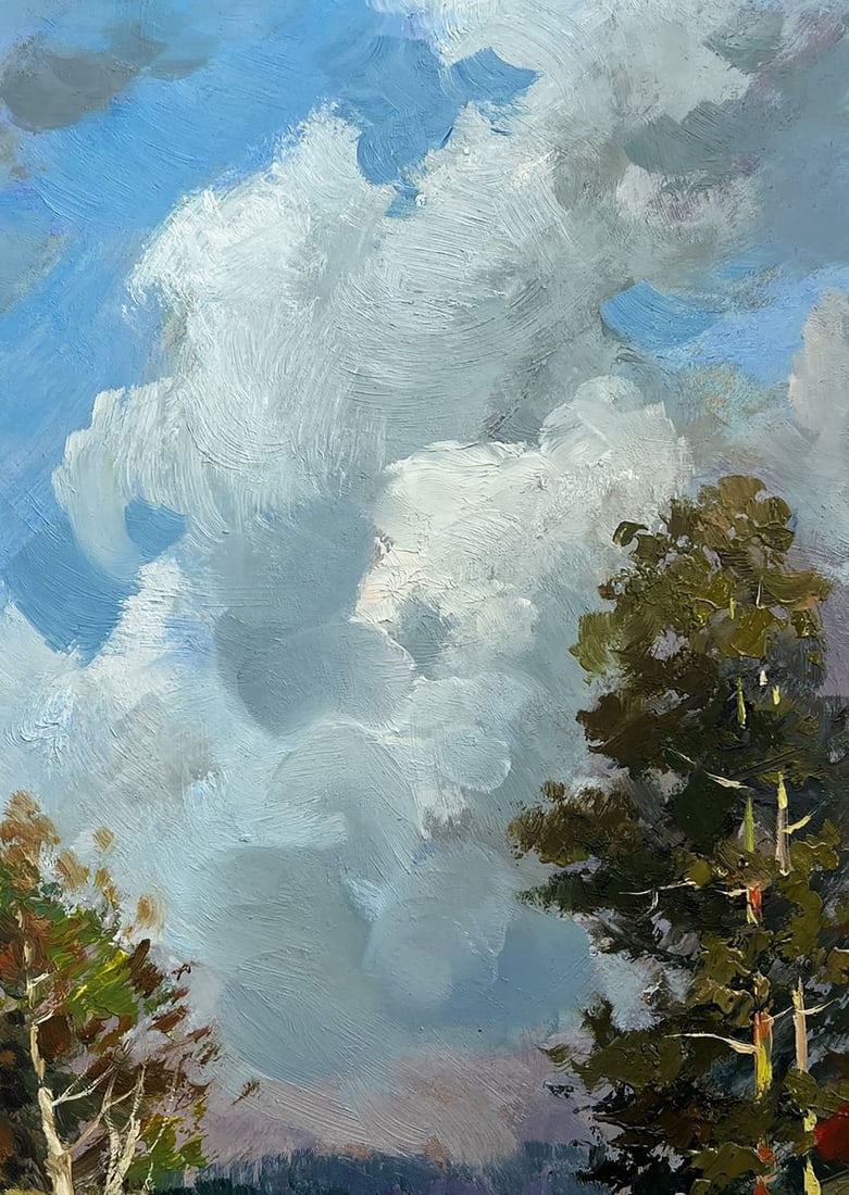 Oil painting Into the depths of the forest Yuriy Suprunchuk - 9