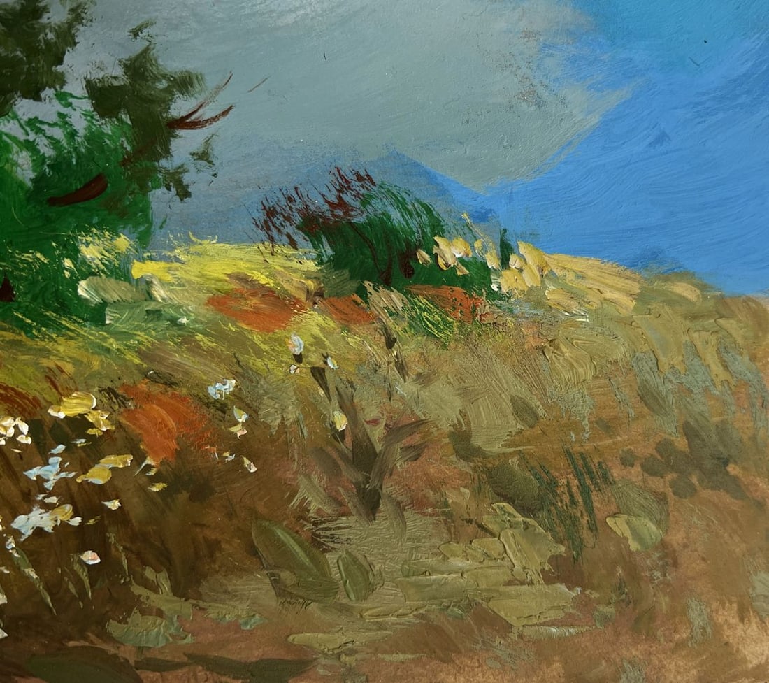 Oil painting Couple in a flower field Yuriy Suprunchuk - 9