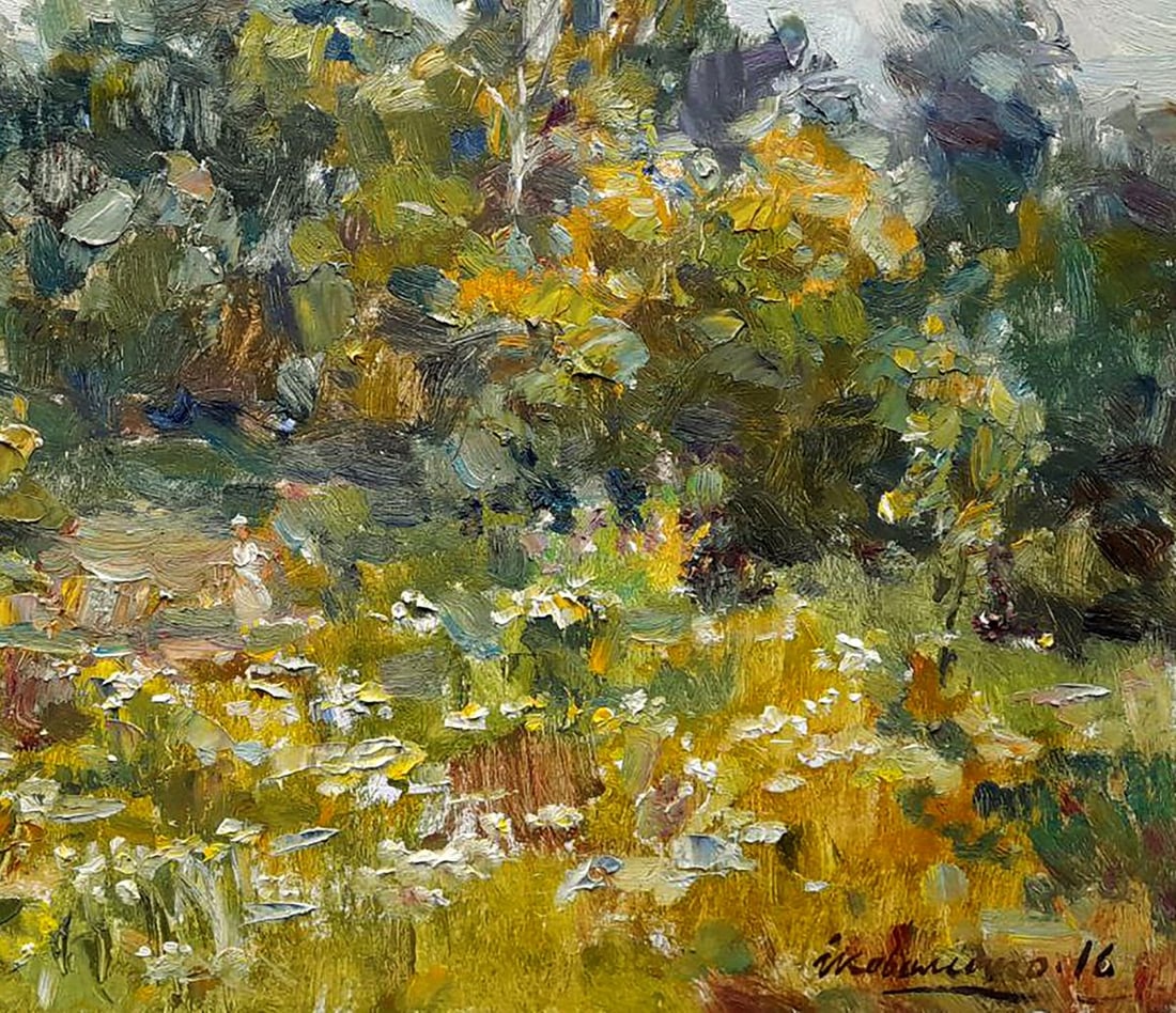 Oil painting Summer calm Ivan Kovalenko - 5