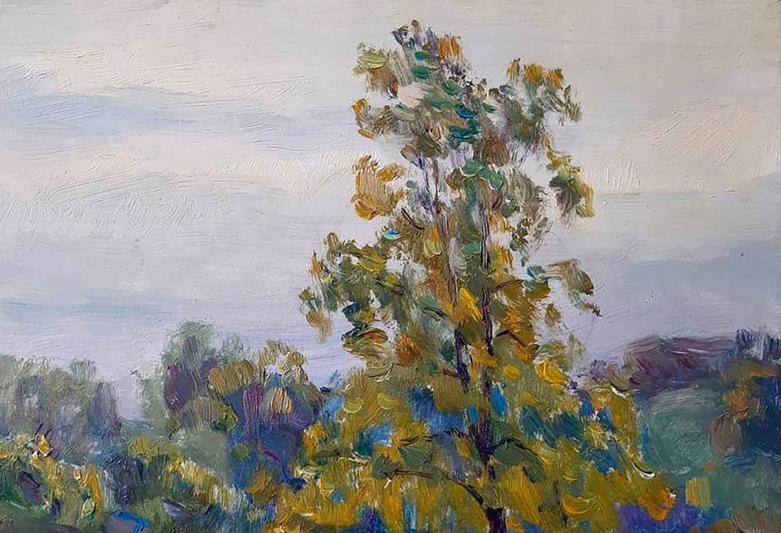 Oil painting Lonely tree Kovalenko Ivan Mikhailovich - 3