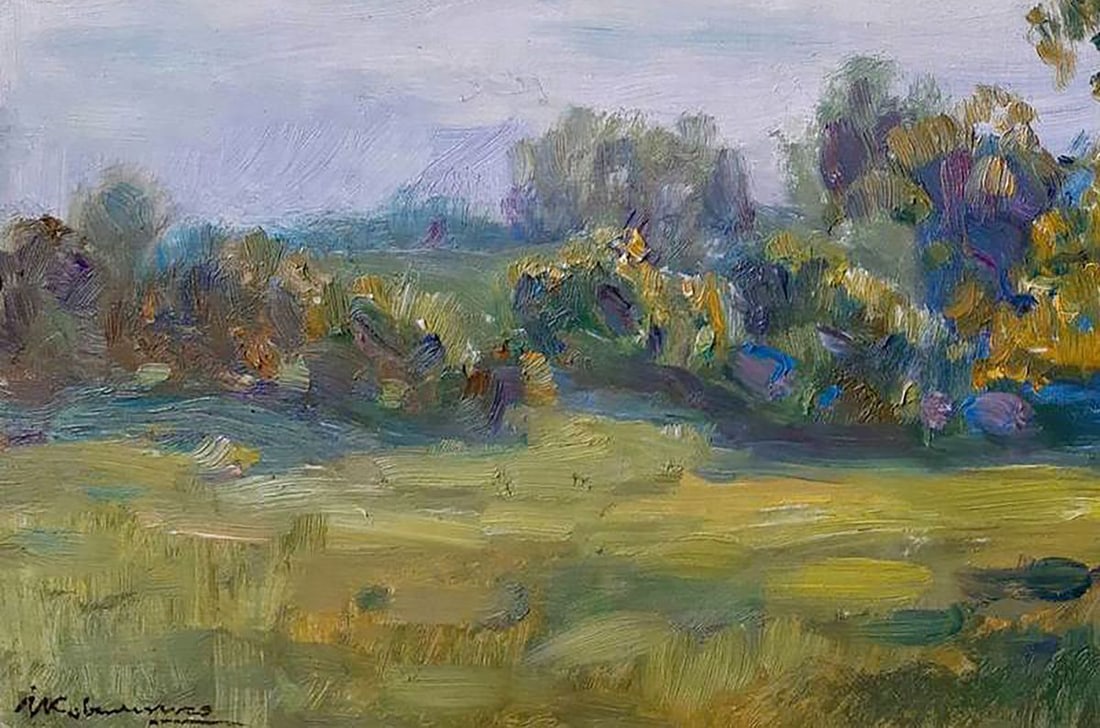 Oil painting Lonely tree Kovalenko Ivan Mikhailovich - 4