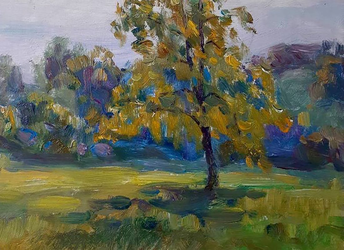 Oil painting Lonely tree Kovalenko Ivan Mikhailovich - 5