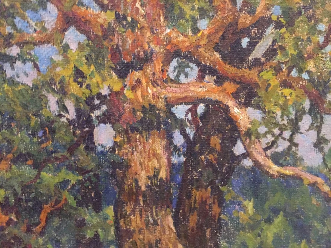 Oil painting Summer park - 5