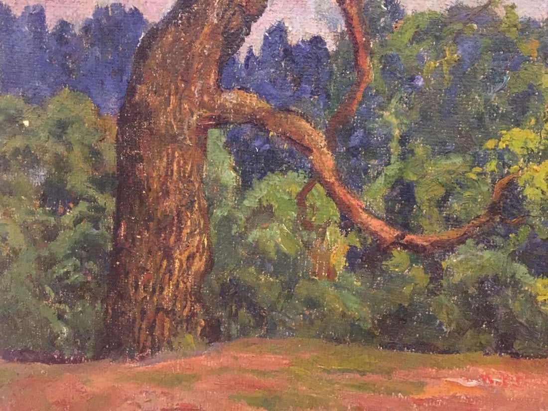 Oil painting Summer park - 8
