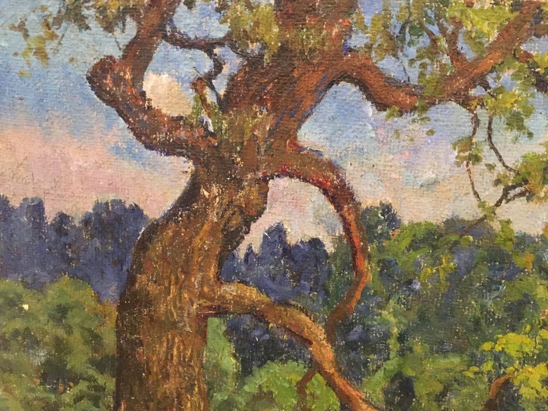 Oil painting Summer park - 9