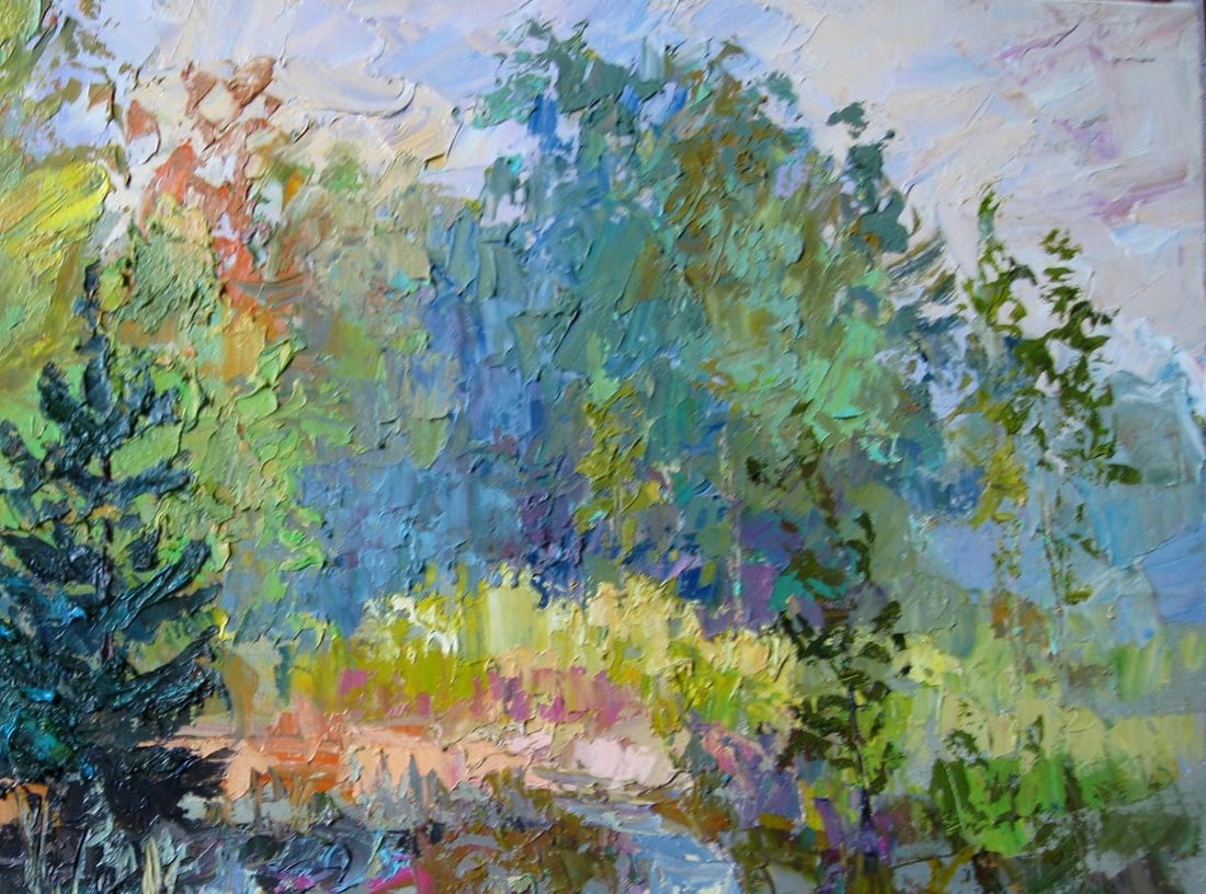 Oil painting Forest Glade Serdyuk Boris Petrovich - 3