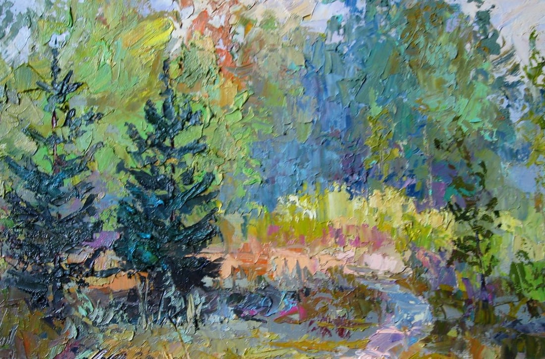 Oil painting Forest Glade Serdyuk Boris Petrovich - 4