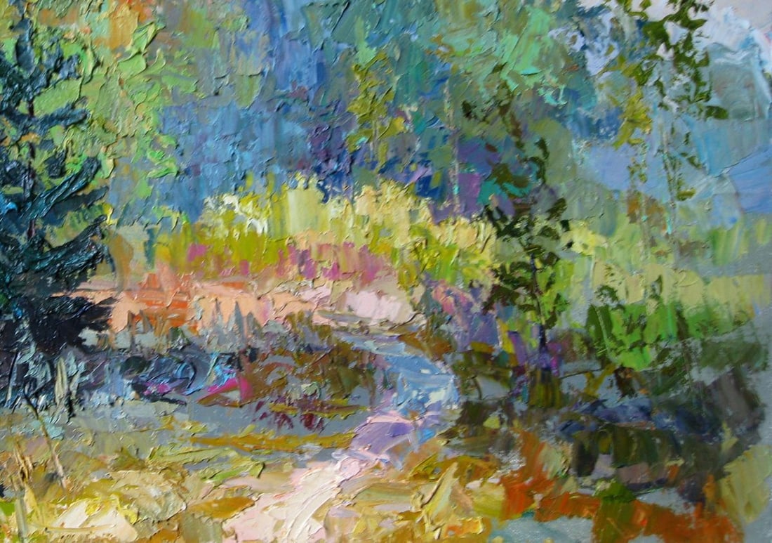 Oil painting Forest Glade Serdyuk Boris Petrovich - 5