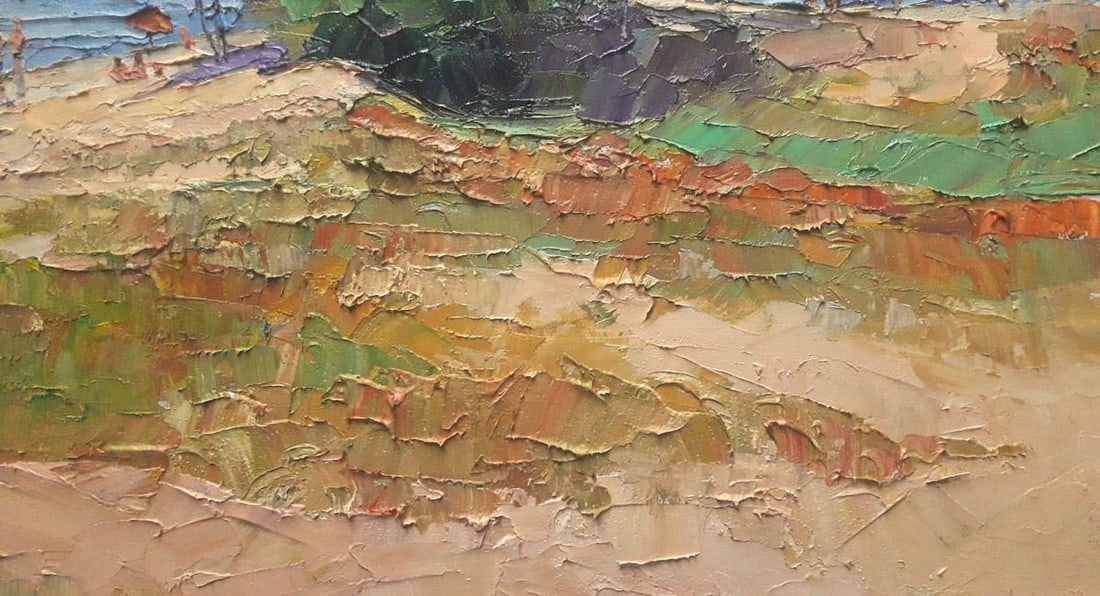 oil painting Dnieper beach Serdyuk Boris Petrovich - 6