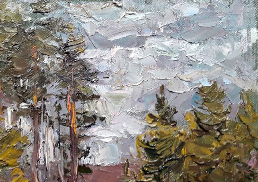 Oil painting Gloomy day of Zholdaka Serdyuk Boris Petrovich - 3