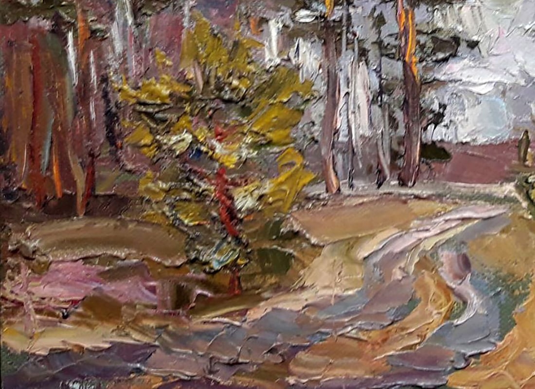 Oil painting Gloomy day of Zholdaka Serdyuk Boris Petrovich - 4