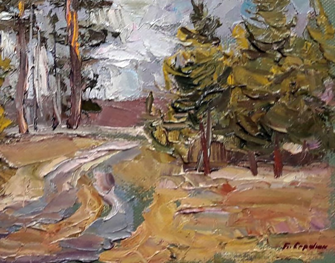 Oil painting Gloomy day of Zholdaka Serdyuk Boris Petrovich - 5
