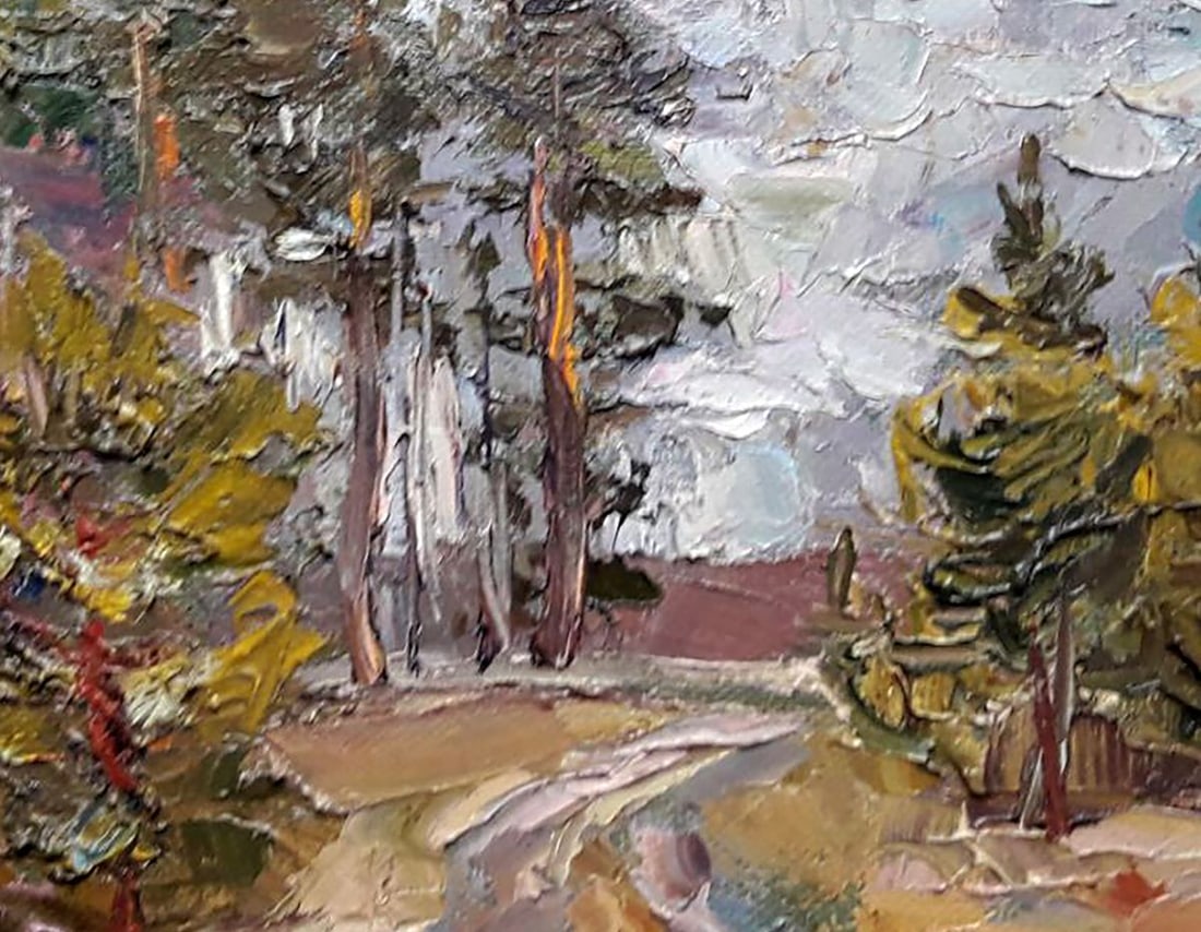 Oil painting Gloomy day of Zholdaka Serdyuk Boris Petrovich - 6
