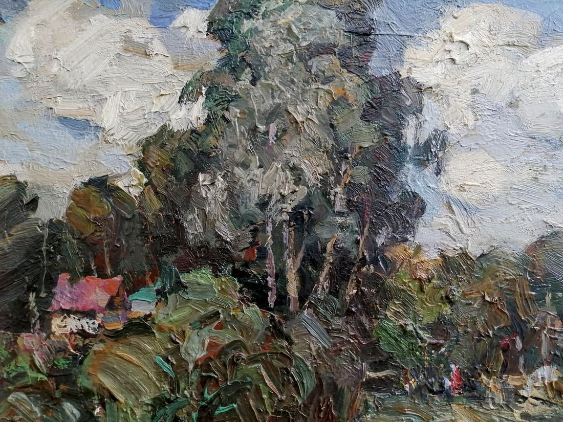 Oil painting Cold day Kalenyuk Alex - 4