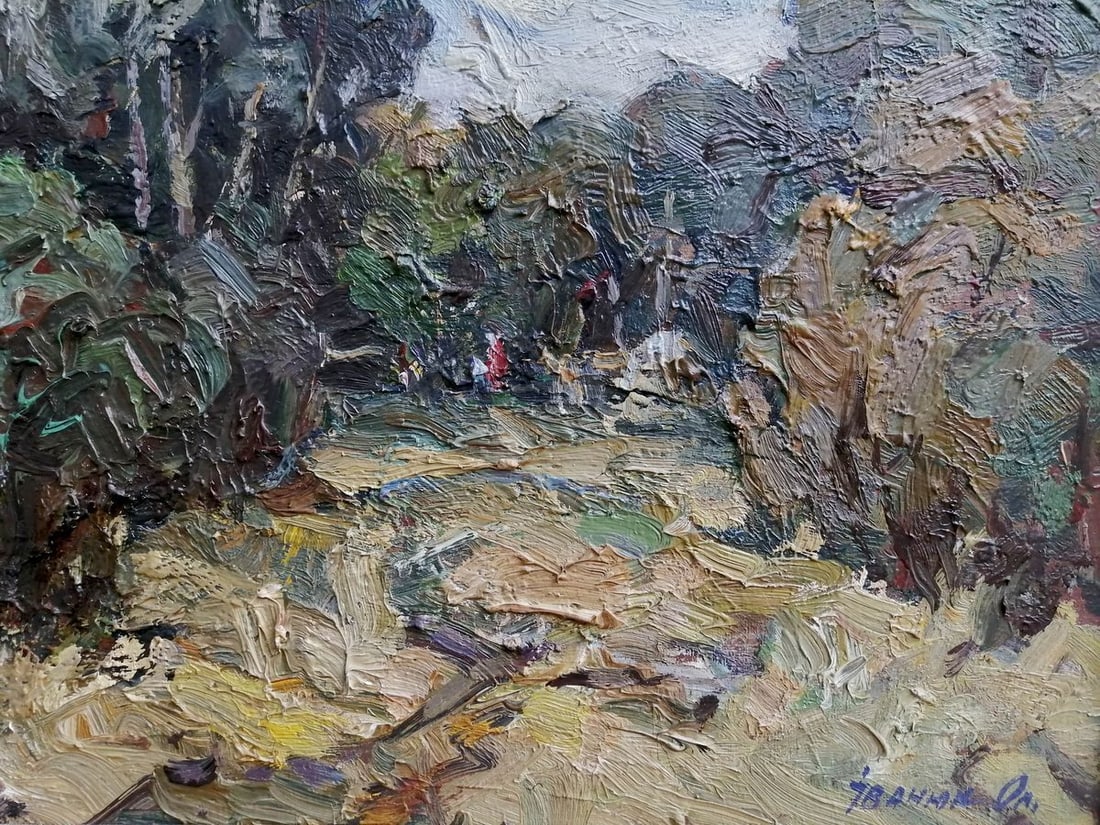 Oil painting Cold day Kalenyuk Alex - 6