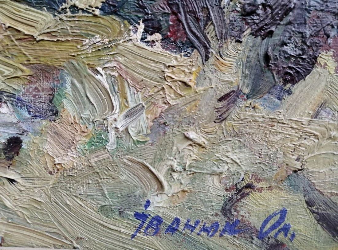 Oil painting Cold day Kalenyuk Alex - 8