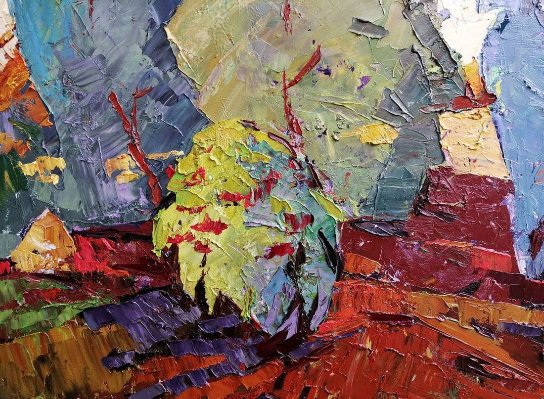 Oil painting Wind in the back Kalenyuk Alex - 5