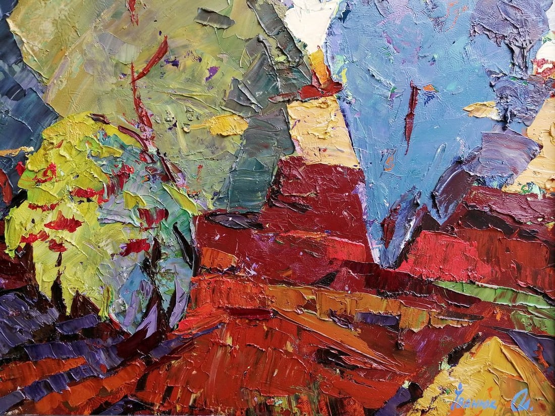 Oil painting Wind in the back Kalenyuk Alex - 6