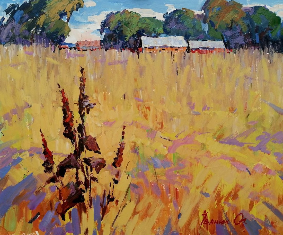 Oil painting Rural landscape Kalenyuk Alex: Title: Oil painting Rural landscape Kalenyuk Alex Description: NoKalen 76 *** ABOUT THIS PAINTING *** * TITLE: "Rural landscape" * ARTISTS: Kalenyuk Alex * SIZE: 100x120 cm/'39.37x47.24 inches' * MEDI