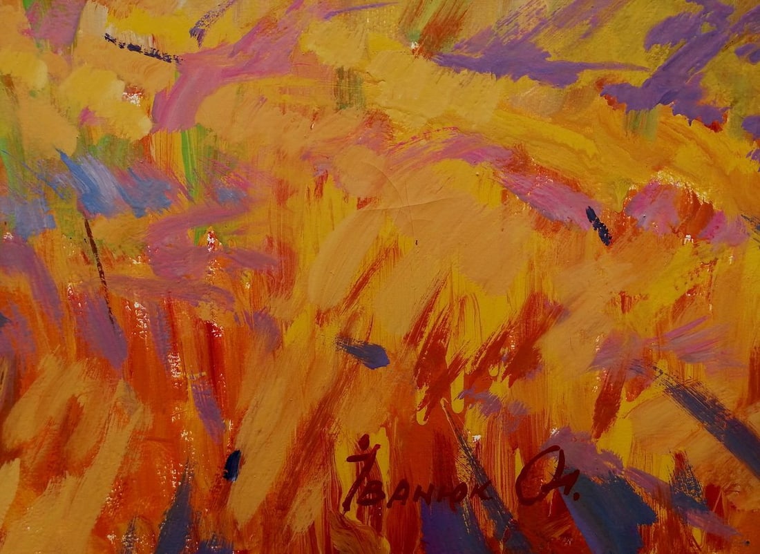 Oil painting Rural landscape Kalenyuk Alex - 8