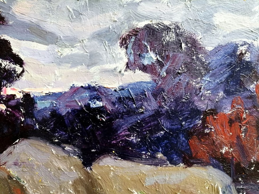 Oil painting It's getting dark Kalenyuk Alex - 3
