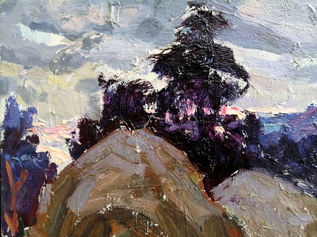 Oil painting It's getting dark Kalenyuk Alex - 4