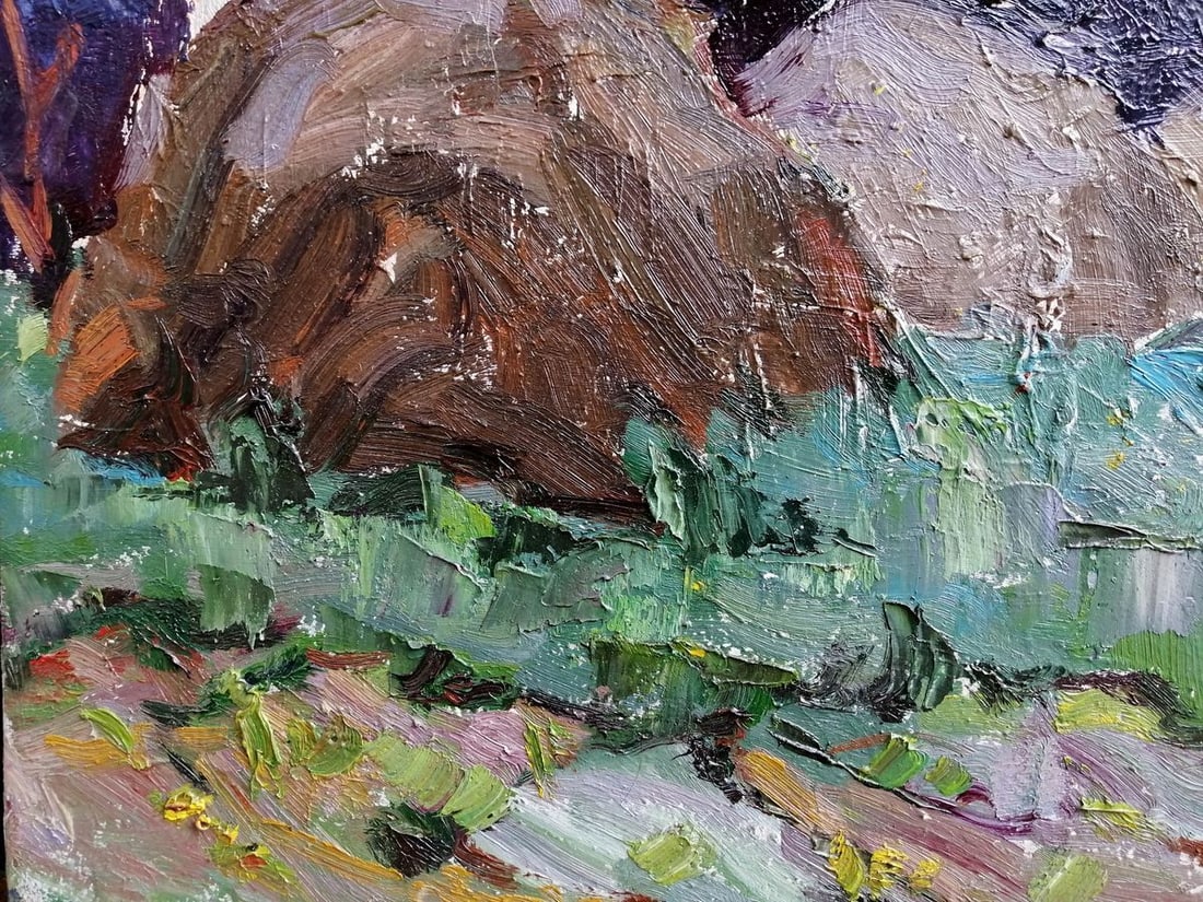 Oil painting It's getting dark Kalenyuk Alex - 5