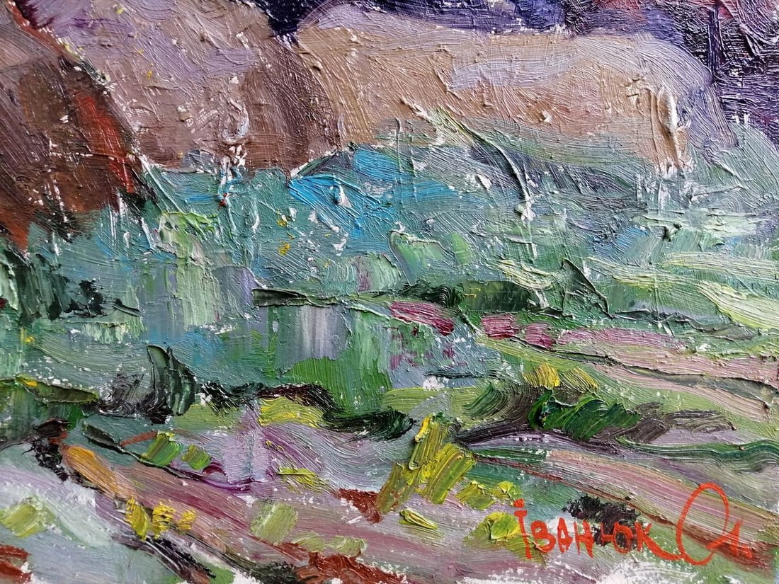 Oil painting It's getting dark Kalenyuk Alex - 6