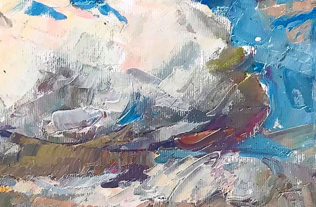 Oil painting Steppe Kalenyuk Oksana - 3