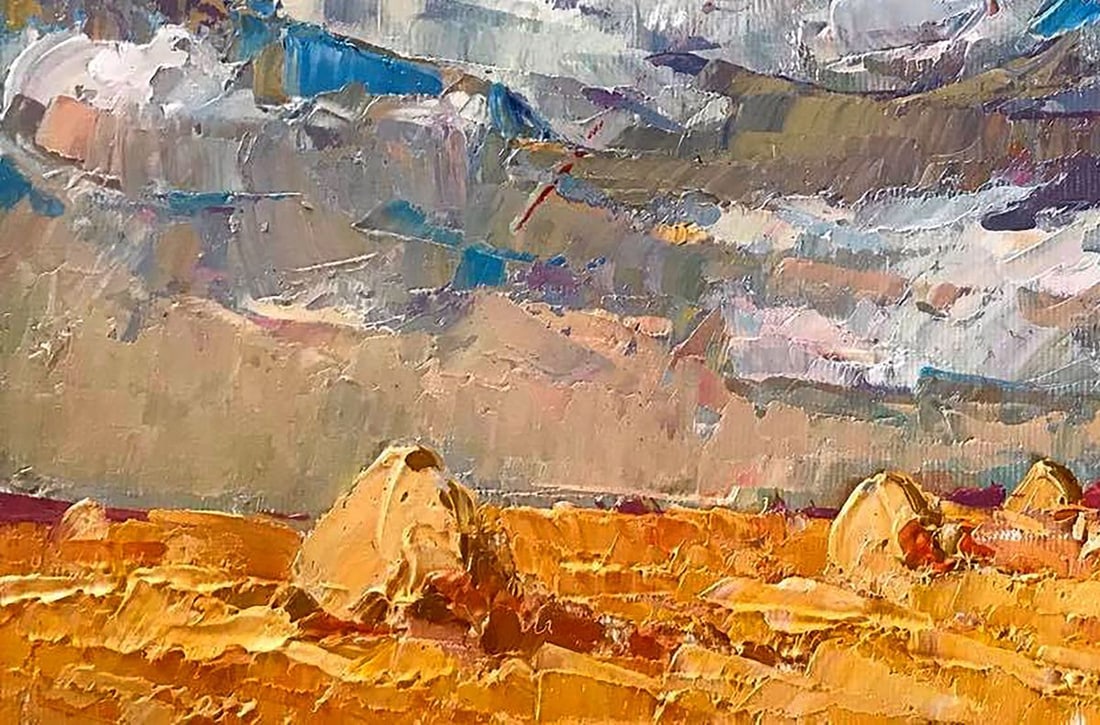 Oil painting Steppe Kalenyuk Oksana - 4
