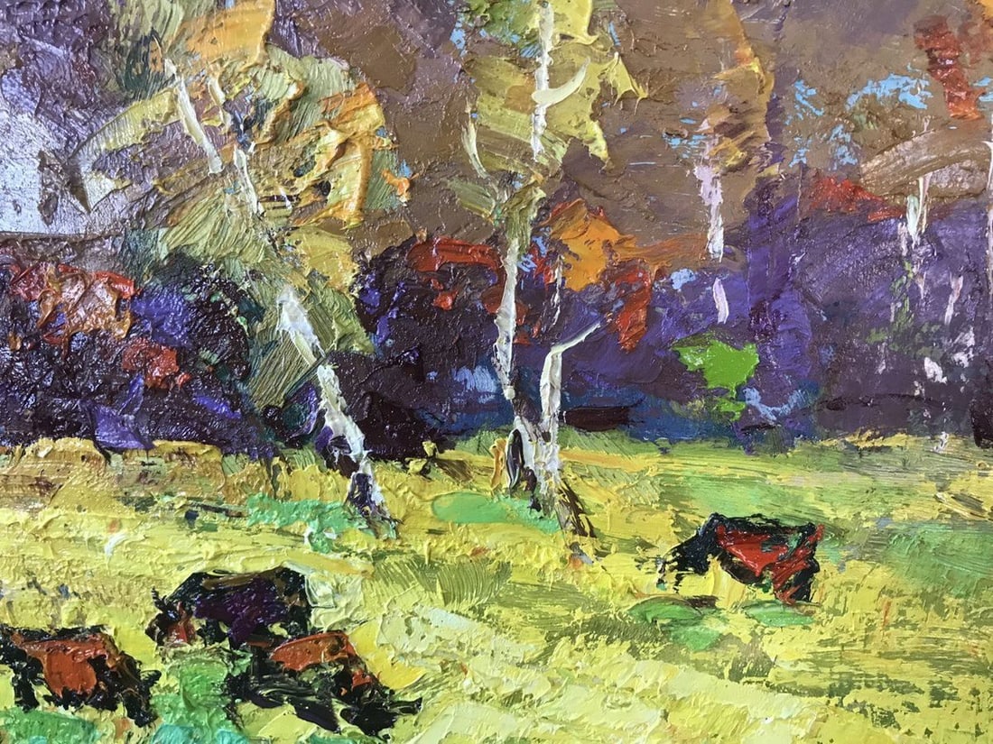 Oil painting Summer is over Kalenyuk Alex - 3