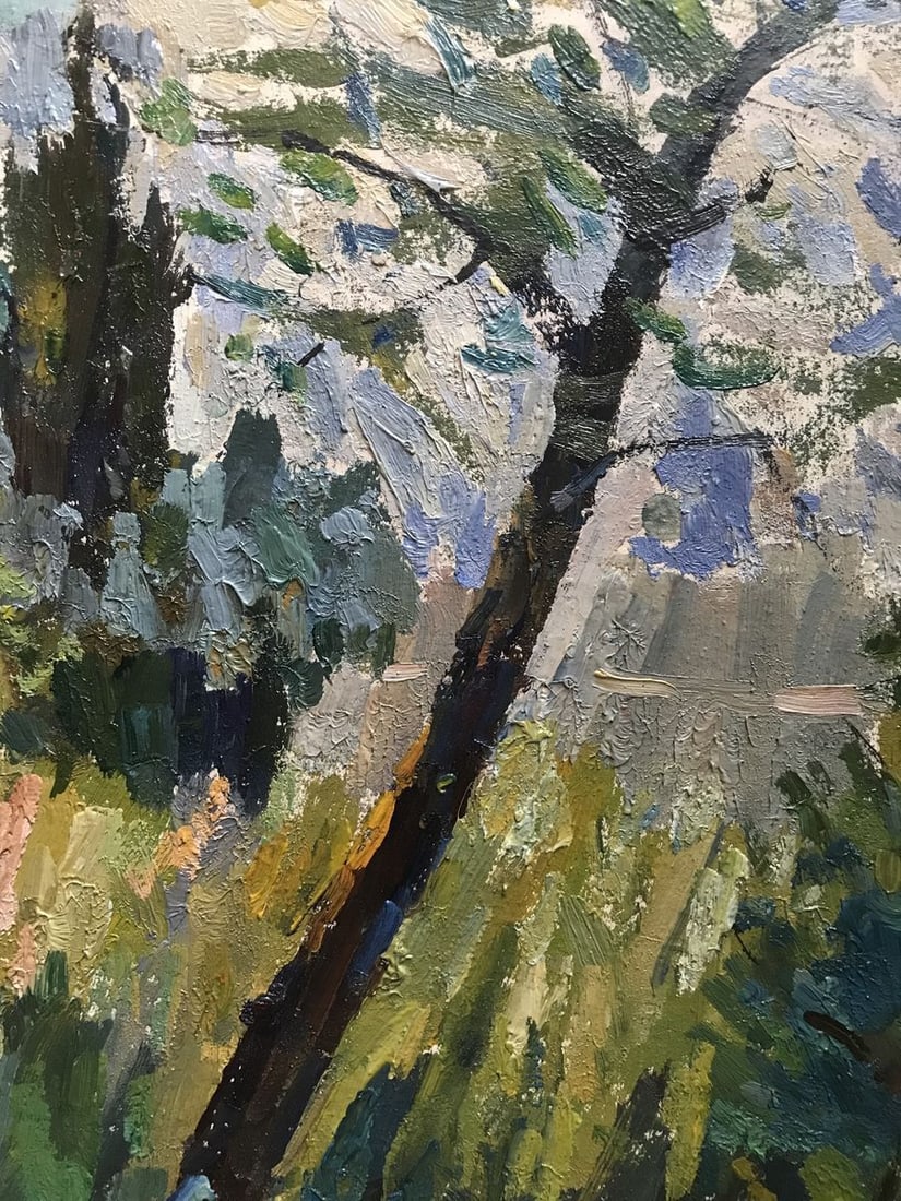 Oil painting House in the forest Peter Tovpev - 10