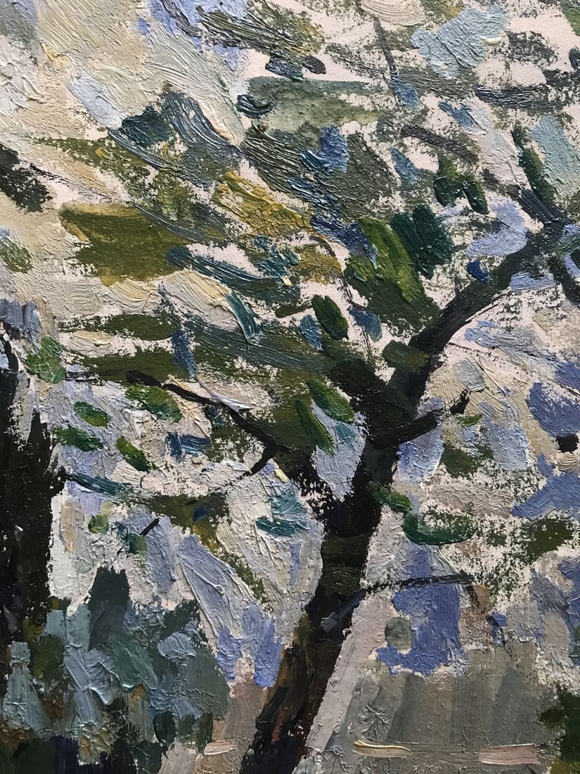 Oil painting House in the forest Peter Tovpev - 9