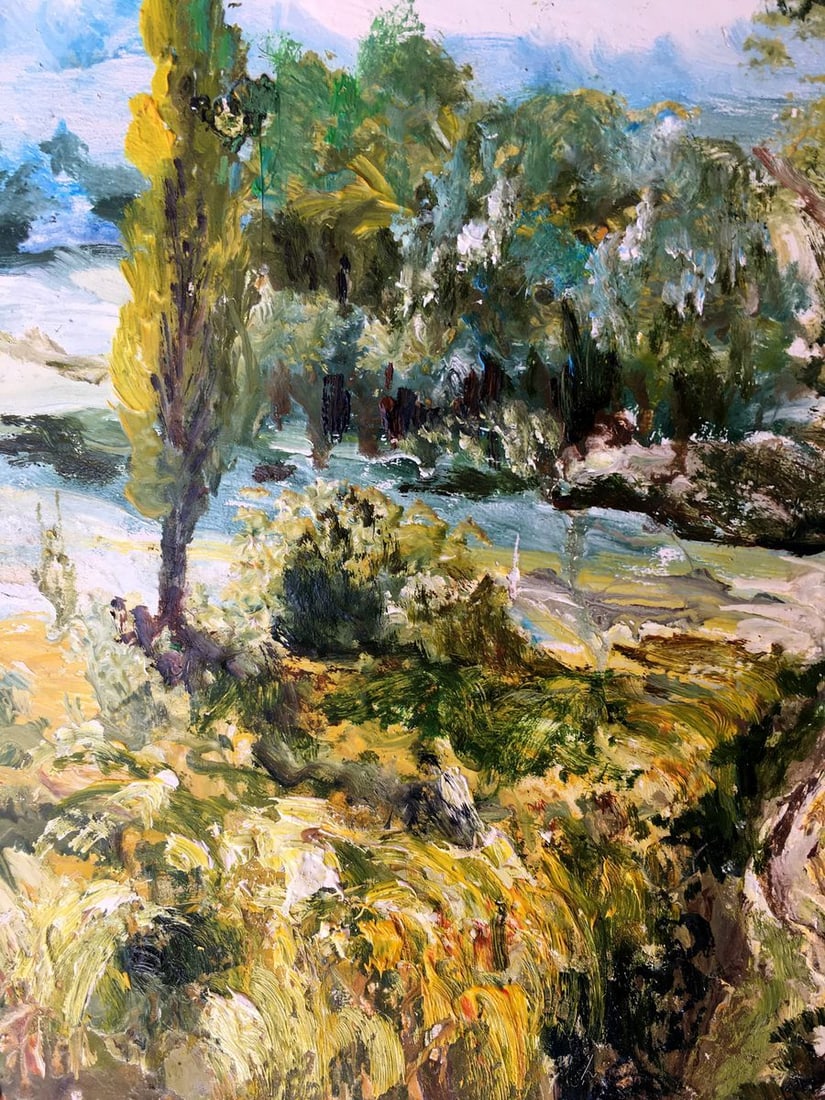 Oil painting Sunny day Unknown artist - 10