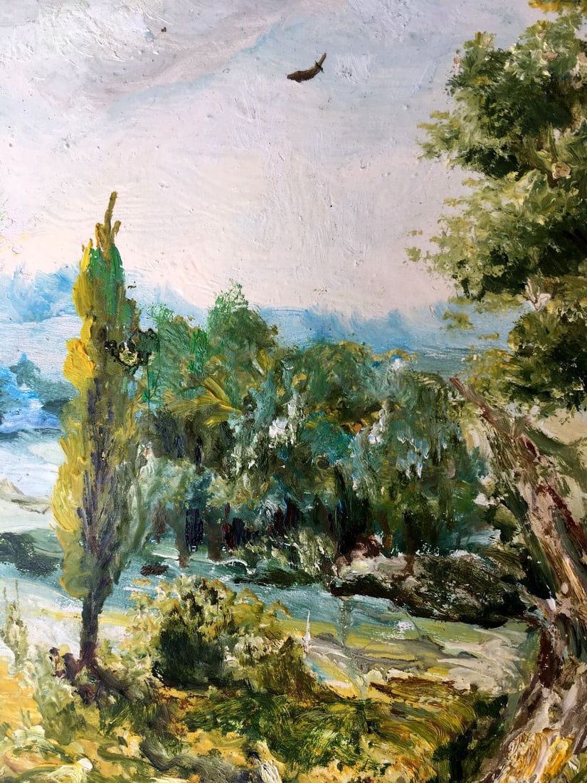 Oil painting Sunny day Unknown artist - 11