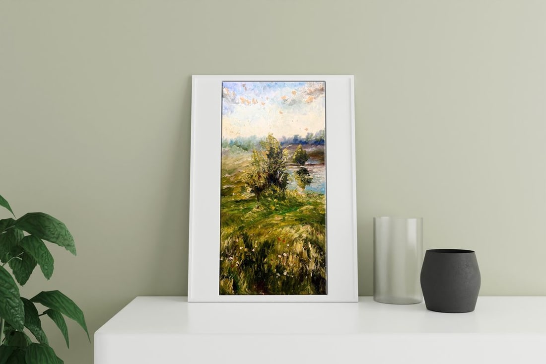 Oil painting Before the rain Unknown artist - 2