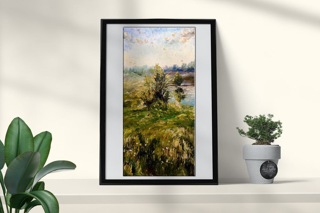 Oil painting Before the rain Unknown artist - 3