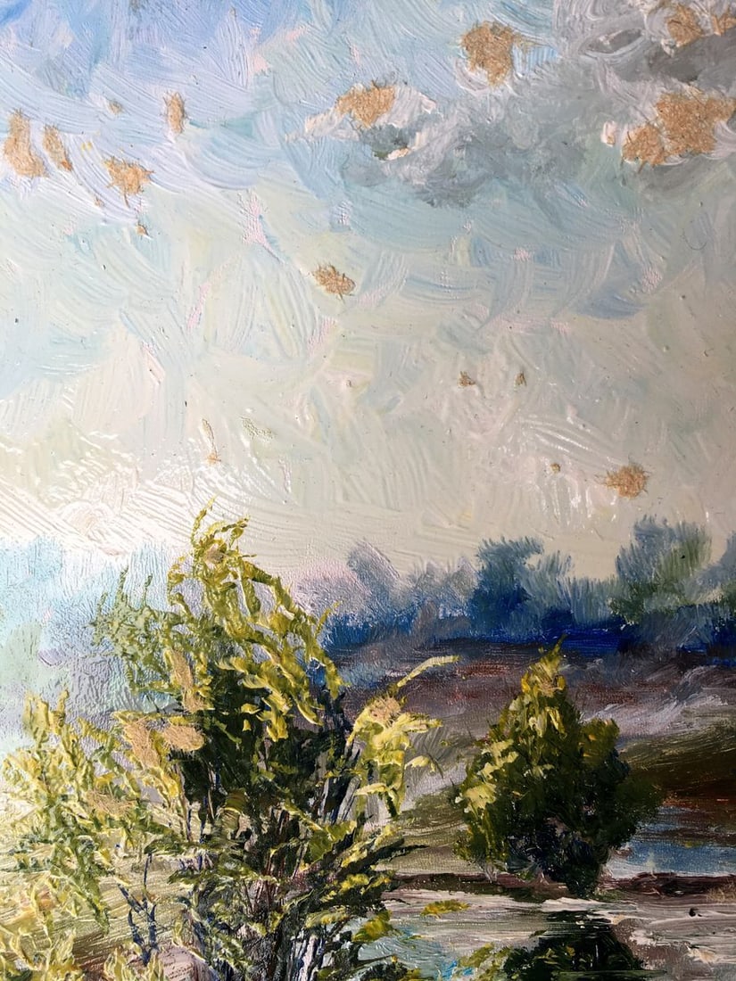 Oil painting Before the rain Unknown artist - 4