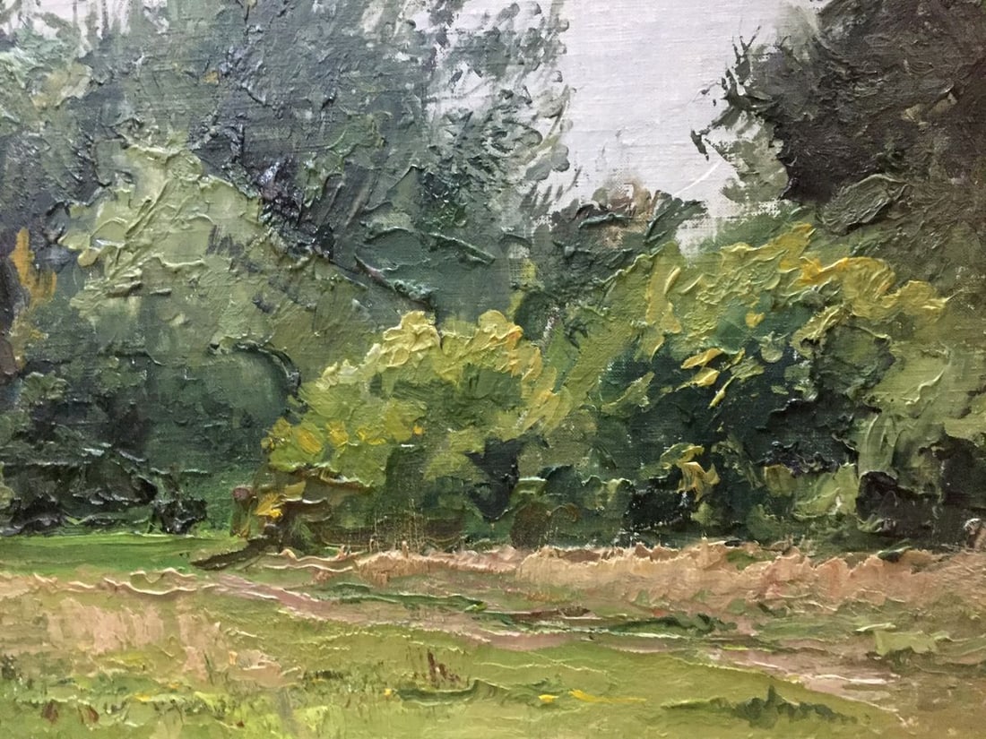 Oil painting Near the forest Yakovlev B. N. - 6