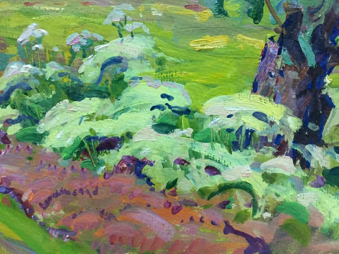 Oil painting Path to the forest Georgy Sergeevich Kolosovsky - 4