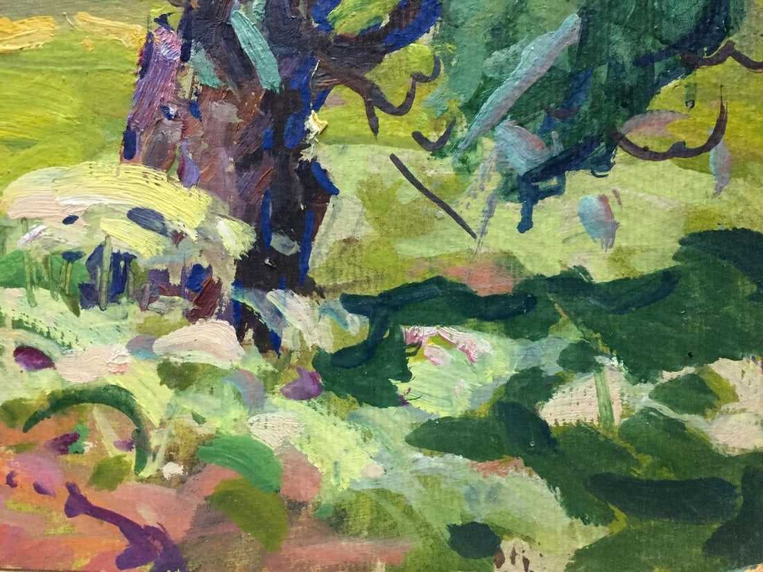 Oil painting Path to the forest Georgy Sergeevich Kolosovsky - 5